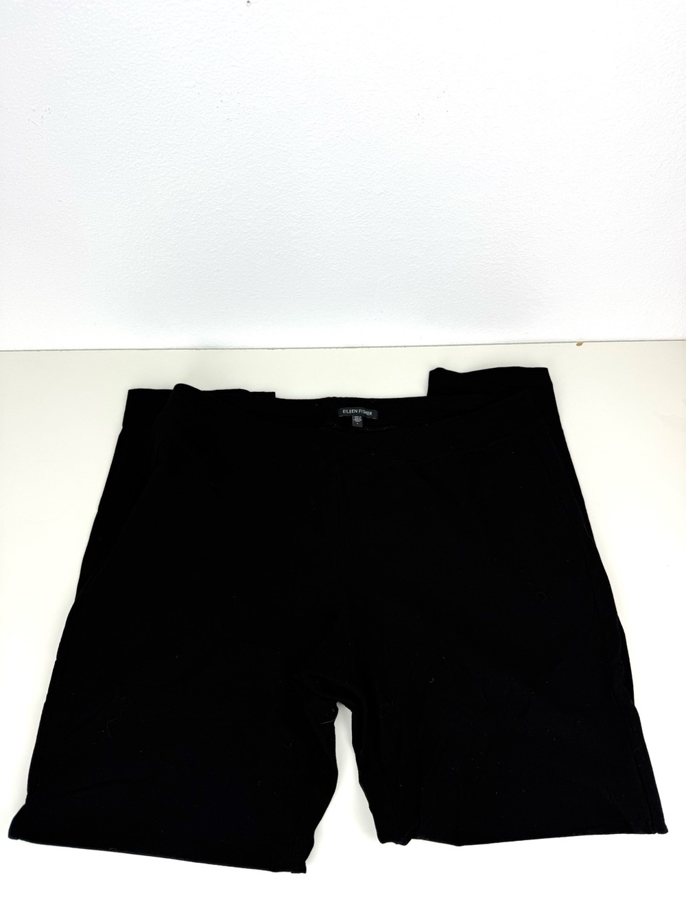 Eileen Fisher Black Stretch Shorts L